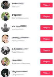 fans de tiktok