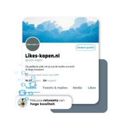 Twitter Retweets Kopen | Likes-kopen.nl