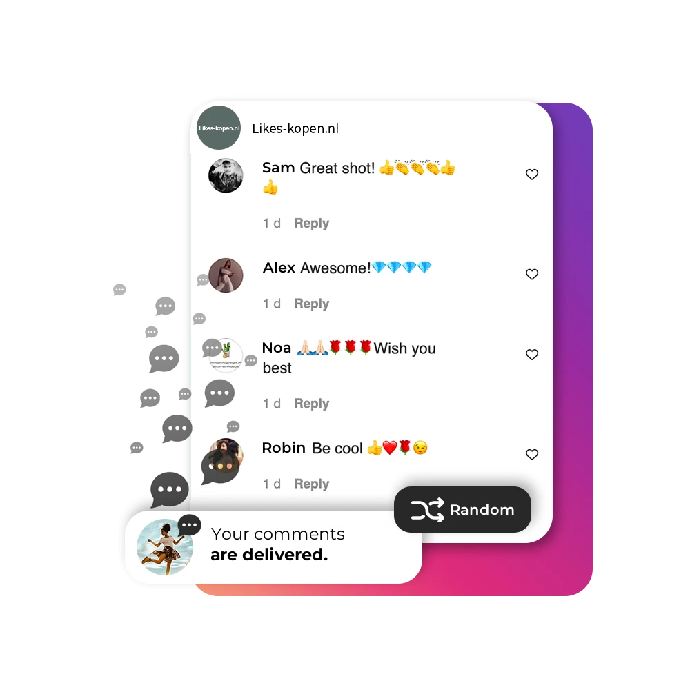 Buy Instagram Comments (Random) | Likes-kopen.nl