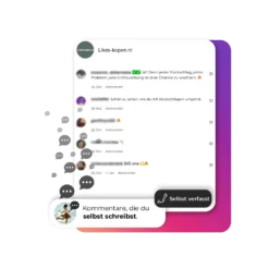 Instagram Kommentare selbst verfasst Kaufen | Likes-kopen.nl