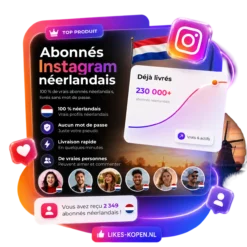 Acheter des followers Instagram néerlandais | Likes-kopen.nl