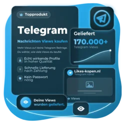Telegram Nachrichten Views Kaufen | Likes-kopen.nl