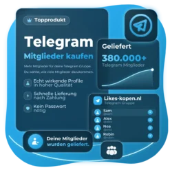 Telegram Mitglieder Kaufen | Likes-kopen.nl
