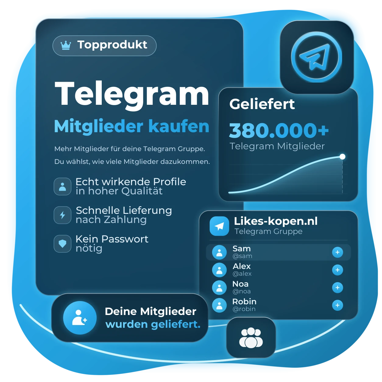 Telegram Mitglieder Kaufen | Likes-kopen.nl