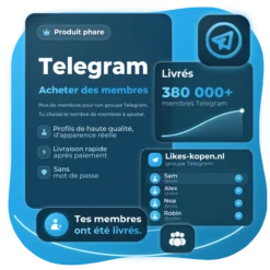 Acheter des Membres Telegram 🚀 | Likes-kopen.nl