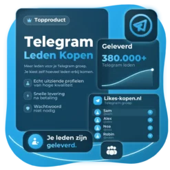 Telegram Leden Kopen | Likes-kopen.nl