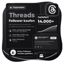 Threads Follower Kaufen | Likes-kopen.nl