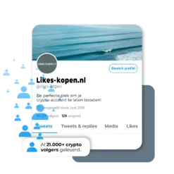 Twitter Crypto Volgers Kopen | Likes-kopen.nl