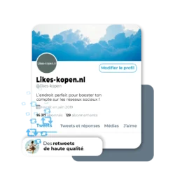 Acheter des Retweets Twitter 🚀 | Likes-kopen.nl